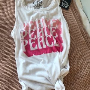 Chaser Peace Graphic Tank Top